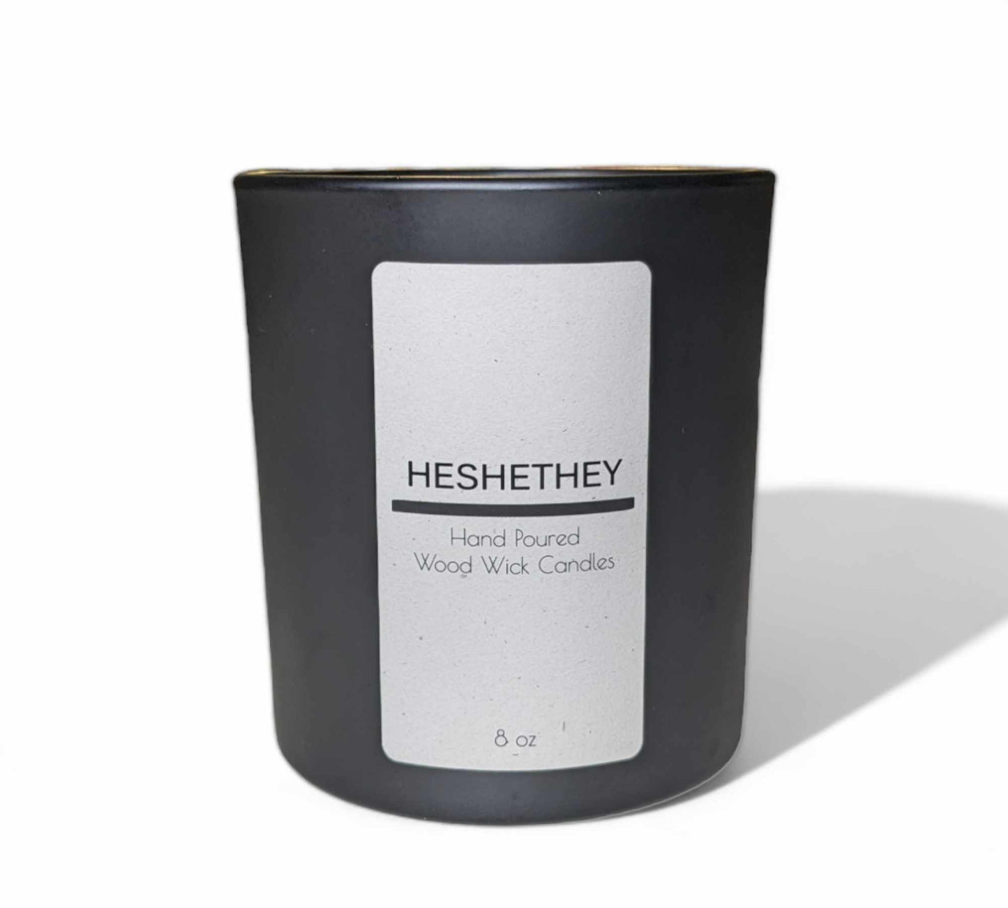 Smoked Incense 8 oz Wood Wick Candle